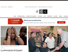 Tablet Screenshot of diariodecuba.com